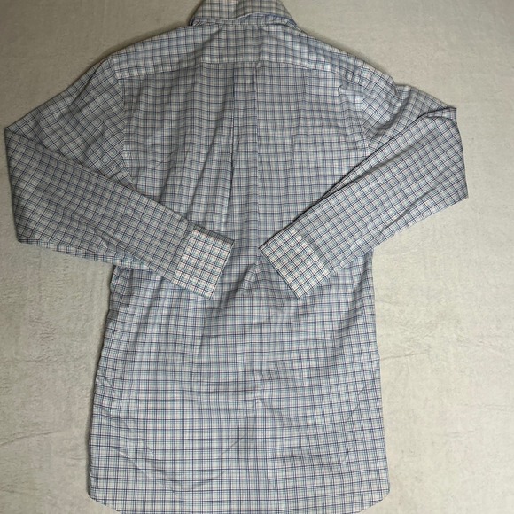 NWT Lauren Ralph Lauren Men's Slim Fit Stretch Non Iron Plaid Dress Shirt Small - Picture 7 of 7